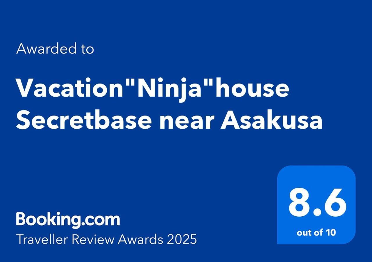 Vacation"Ninja"House Secretbase Near Asakusa Tokio Exterior foto